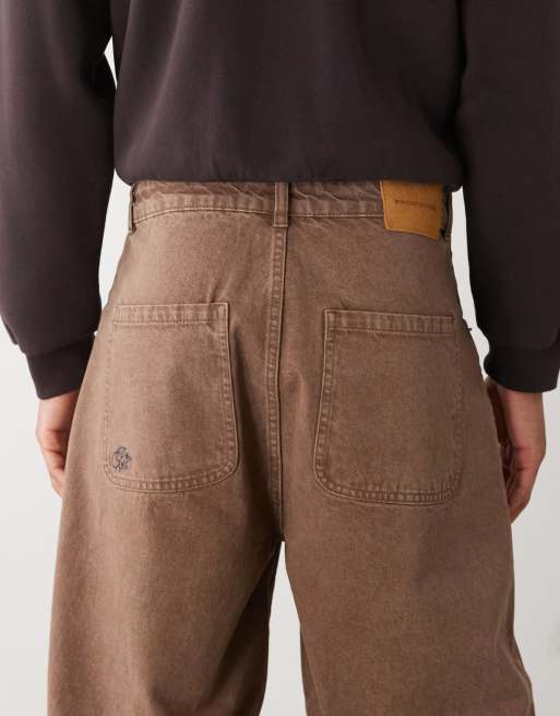Prohibited – Bruna jeans med ledig passform, 5 av 5