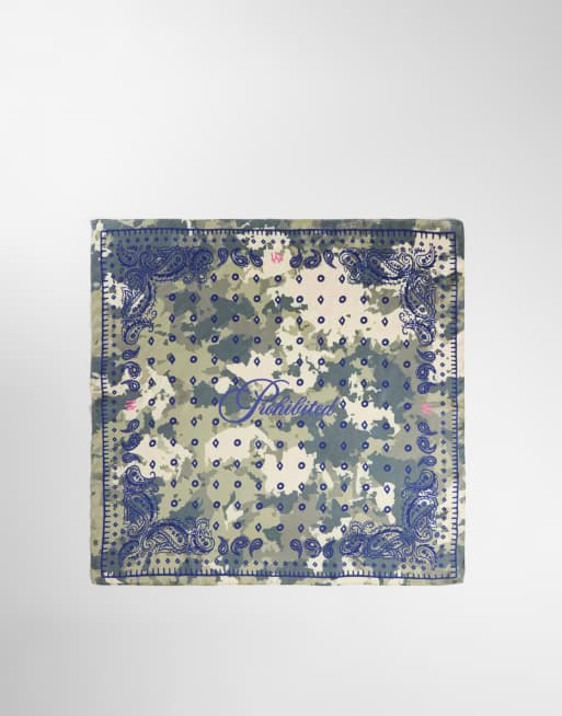 Prohibited camp camo scarf in multi, 3 of 4