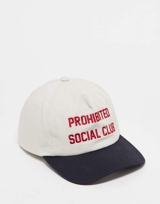 Prohibited - Casquette contrastante - Bleu intense