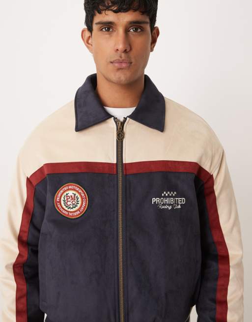 Prohibited – Club – Mehrfarbige Wildleder-Jacke, 5 von 5