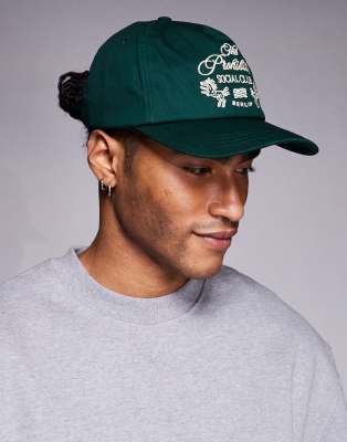 Prohibited Clubhouse Logo Cap In Green