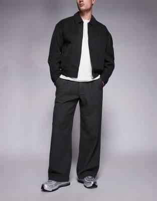 Prohibited Double Pleated Club Pants In Gray