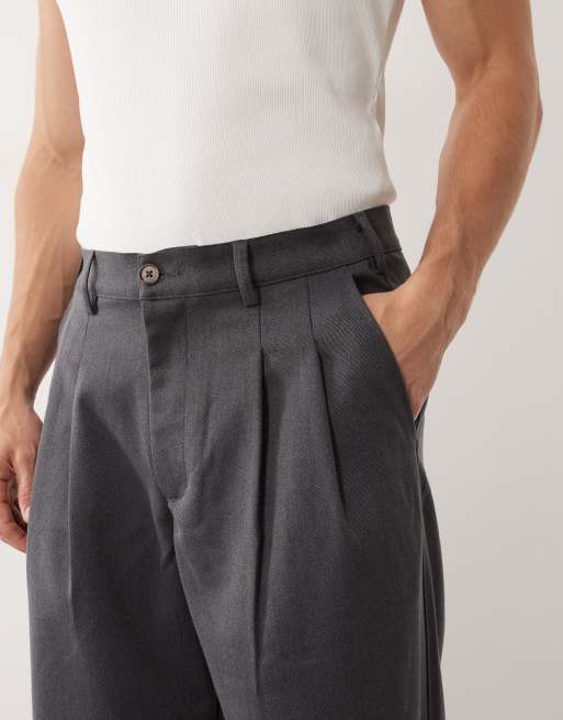Prohibited double pleated trousers in grey, 5 of 9