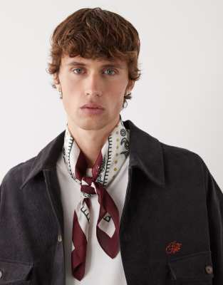 Prohibited - Escapism - Foulard - Bordeaux-Rouge