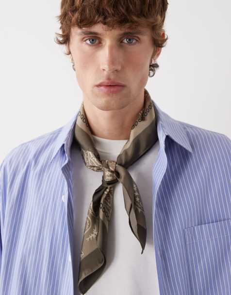 Prohibited escapism scarf in brown - view 1