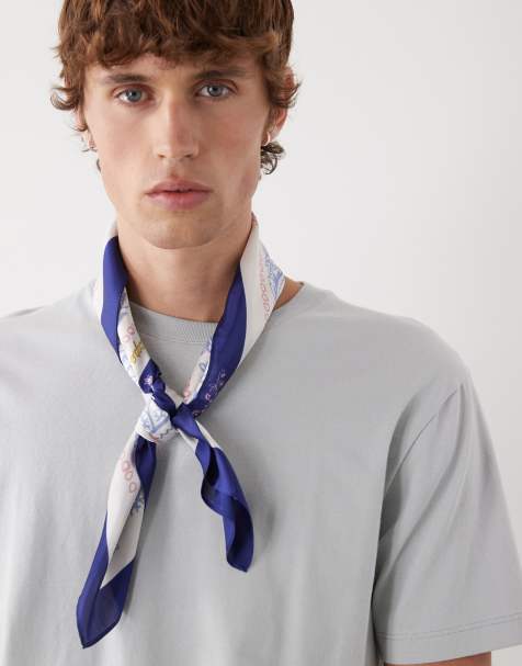 Prohibited escapism scarf in navy - view 1