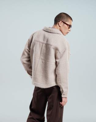Prohibited Flannel Chelsea Shirt In Neutral