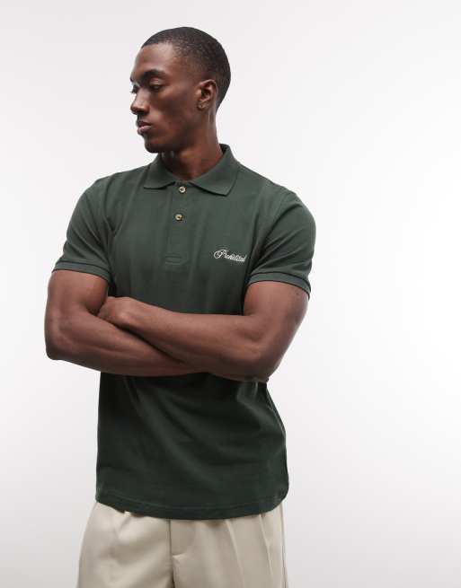 Prohibited - Hampton - Polo en maille - Vert, 3 de 5