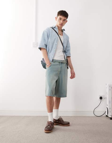 Prohibited – Jeans-Jorts in Hellblau - view 1
