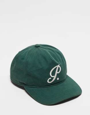 Prohibited Prohibited logo curved cap in green