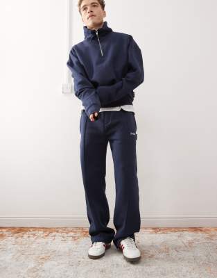 Prohibited Prohibited logo straight leg jogger co-ord in navy