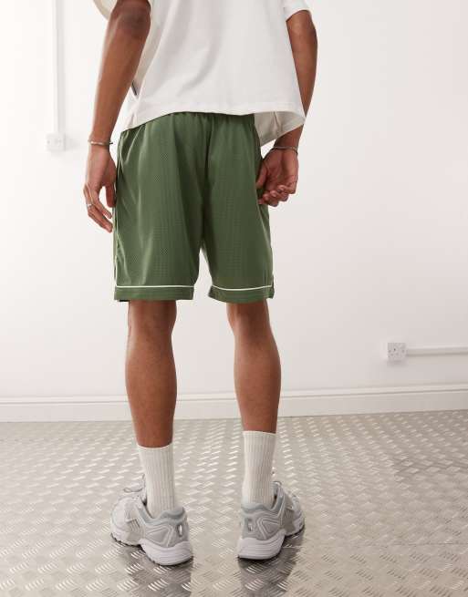 Prohibited mesh shorts in green