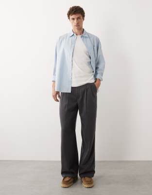 Prohibited - Pantalon à pinces doubles - Gris