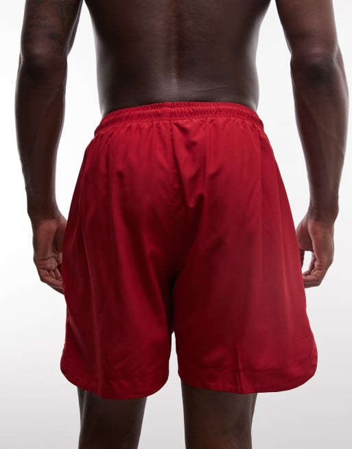 Prohibited poolside swim shorts in red, 5 of 5