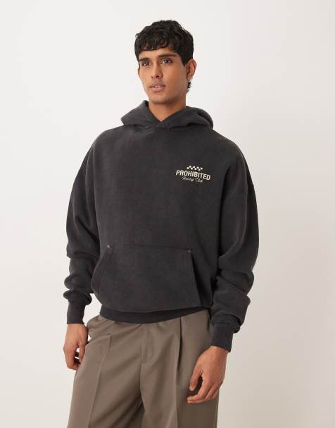 Prohibited – Racing Club – Kapuzenpullover in Schwarz - view 1