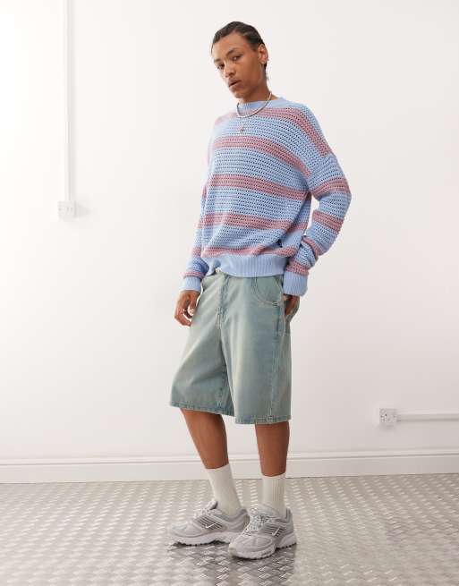 【SCENERITY】Punched Stripe Knit Puckered Stripe Knit in Heather Grey – Fringe Fabrics