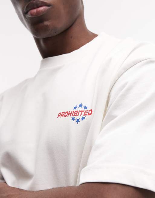 Prohibited - Running Club - Råhvid T-shirt, 3 af 5