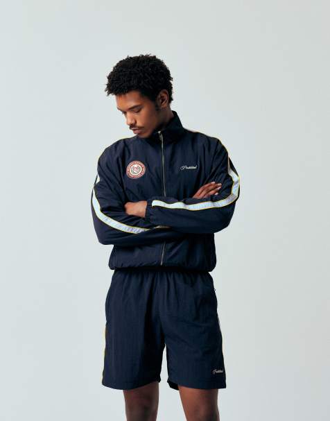 Prohibited – Trainingsjacke in Marineblau mit Reißverschluss, Kombiteil - view 1