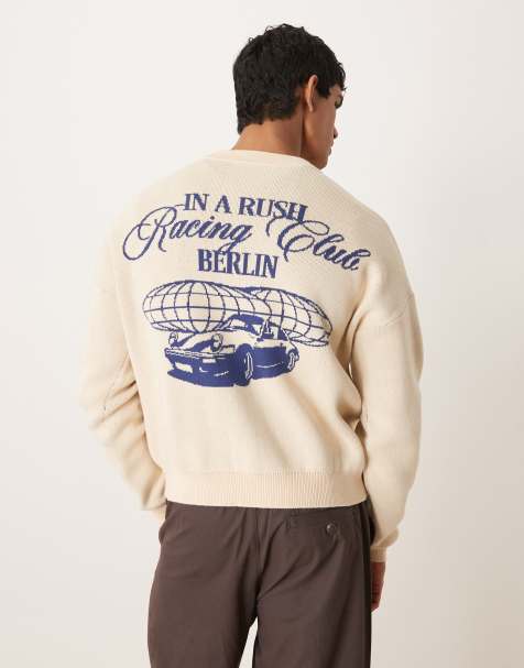 Prohibited – Vortex – Strickpullover in Cremeweiß mit Rundhalsausschnitt - view 1