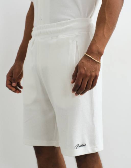 Prohibited waffle shorts co-ord in off white, 2 of 5