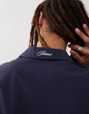 Prohibited Western Seersucker Short Sleeve Shirt