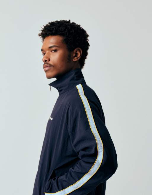 Prohibited zip through track jacket in navy, 5 of 5