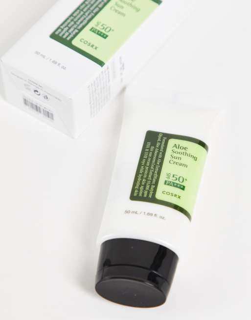 Protector solar calmante de aloe FPS50 PA+++ de 50 ml de COSRX, 2 de 4