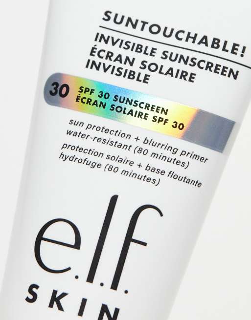 Protector solar invisible con FPS 30 Suntouchable! de e.l.f. Skin, 3 de 4