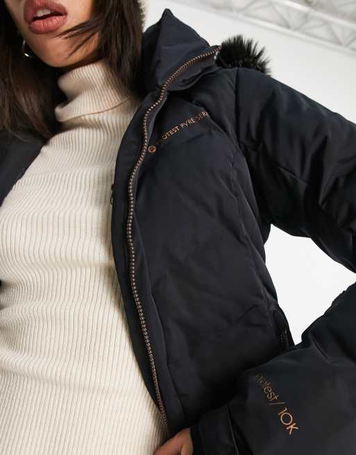 Roxy Snow Blizzard ski jacket in navy