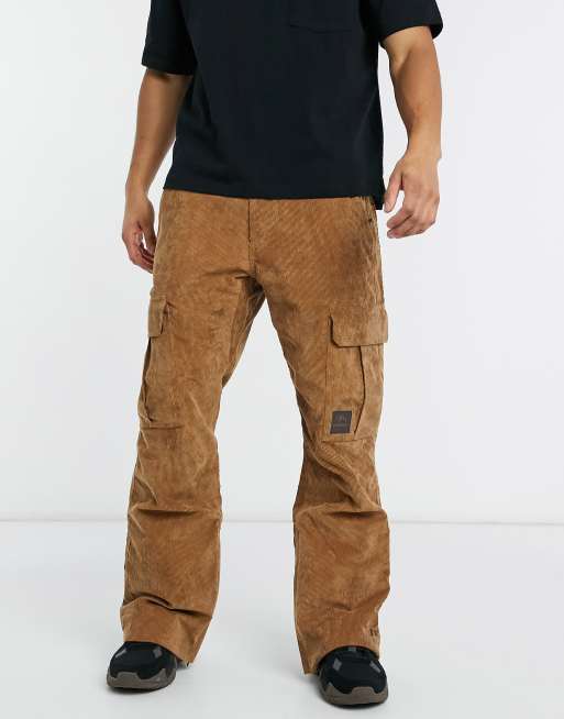 Corduroy snowboard store pants