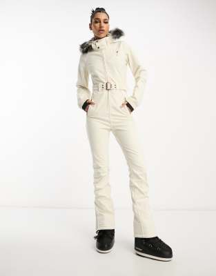 Protest Glamour ski suit in white - ASOS Price Checker