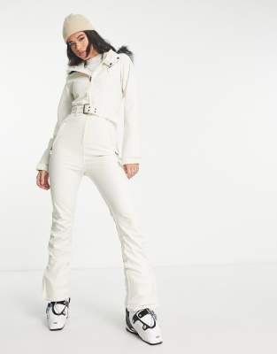Protest Glamour ski suit in white - ASOS Price Checker