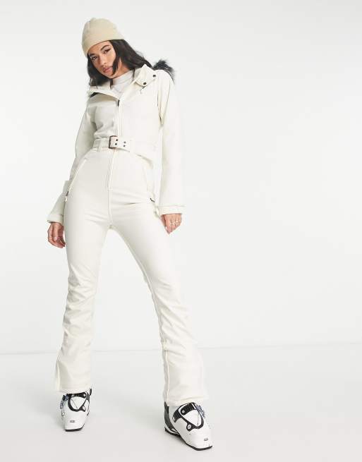 All white shop ski suit