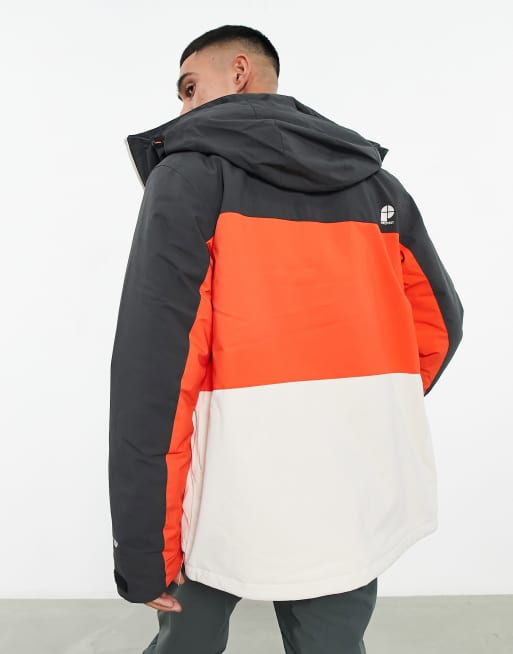 Orange black and white on sale jacket