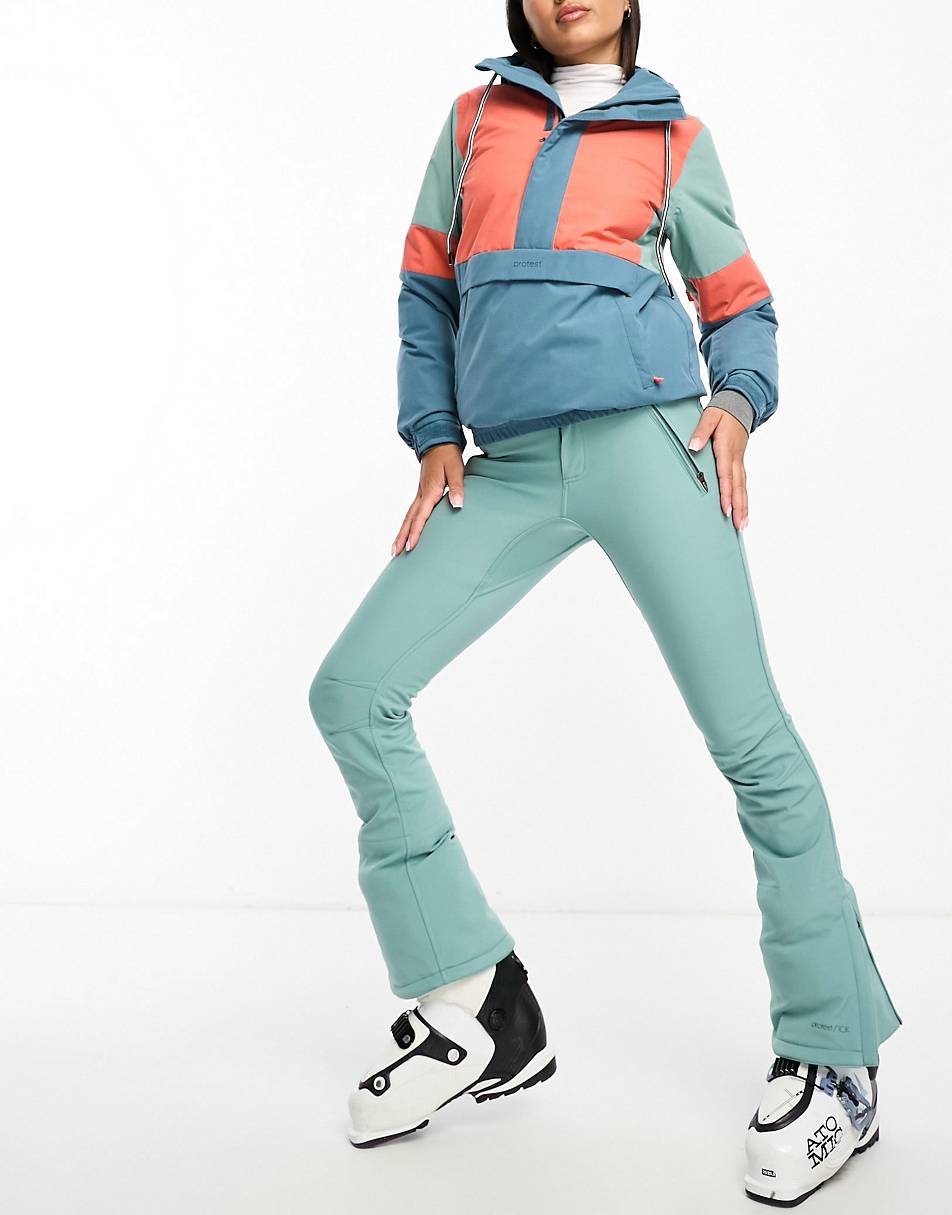 Protest Lole ski pants in green