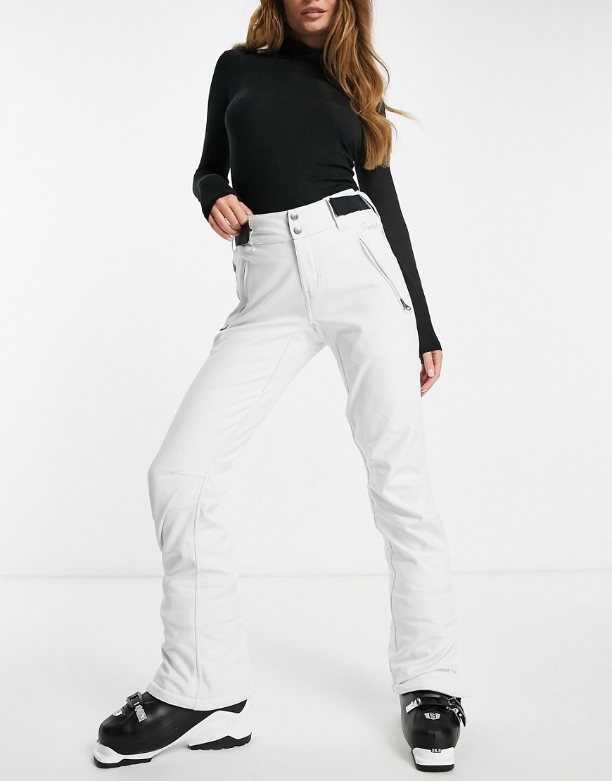Protest Lole softshell ski pant in white
