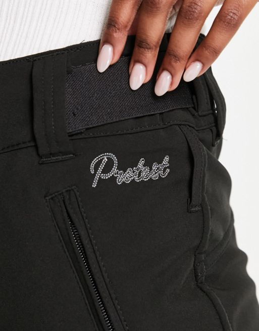 Protest Lole softshell ski pants in black