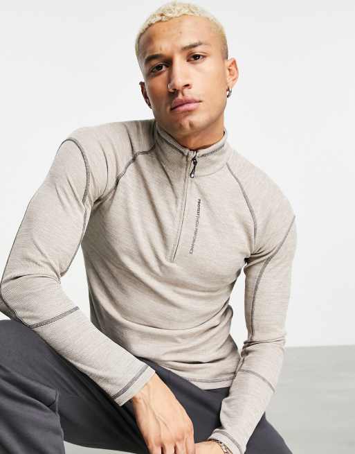 Protest – Louisiana 21 – Beige topp med 1/4-lång dragkedja