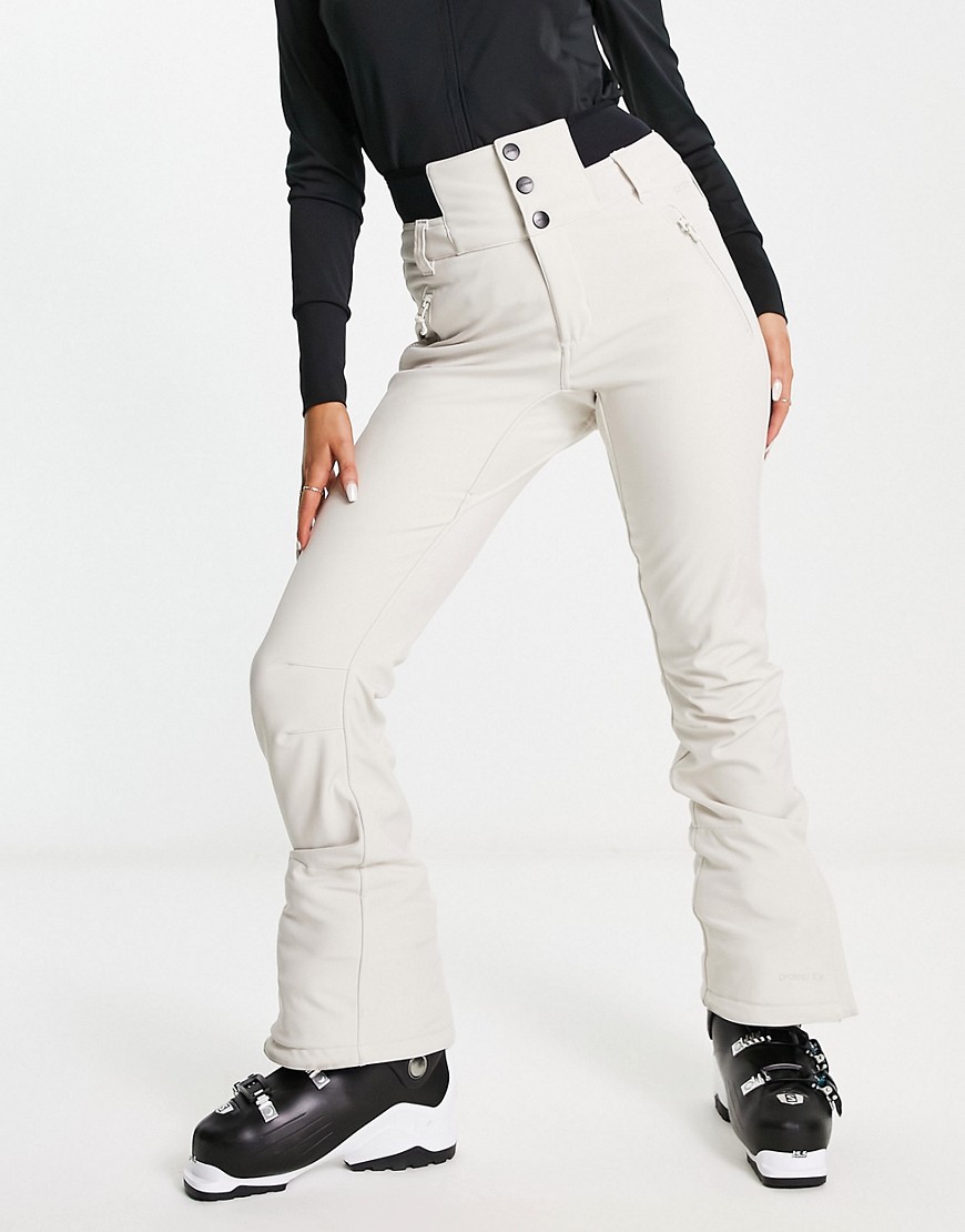 Protest Lullaby softshell ski trousers in white