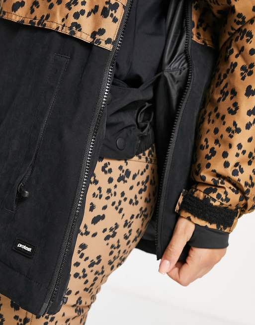 Leopard print anorak hotsell