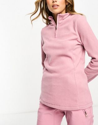 Protest Mutez quarter zip base layer in pink - ASOS Price Checker