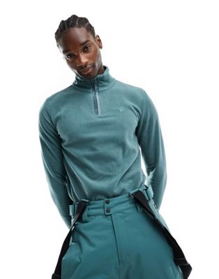 Protest Perfect 1/4 zip ski base layer in teal