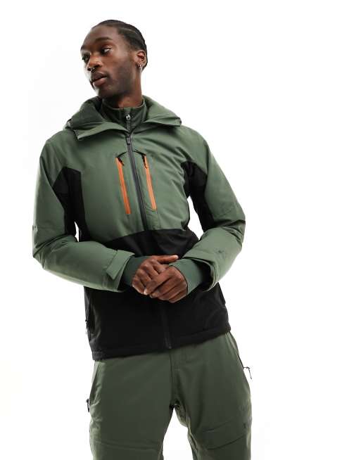 Protest Prtbarent ski jacket in thyme 