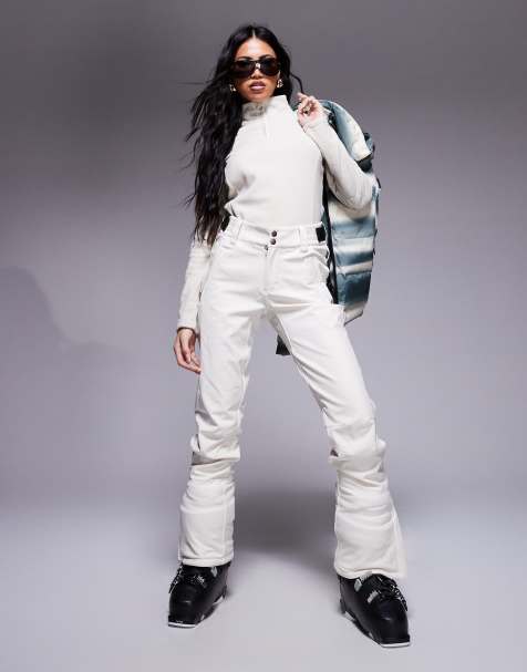 Protest Prtrelole slim fit stretch softshell snowpants in off white - view 1