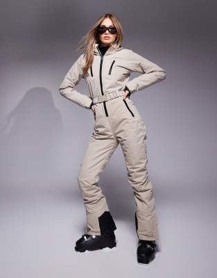 Protest - Prtsaga - Combinaison de ski - Beige-Neutre