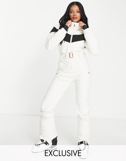 Asos white ski outlet suit