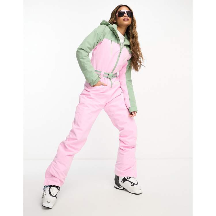 Combinaison ski femme rose sales