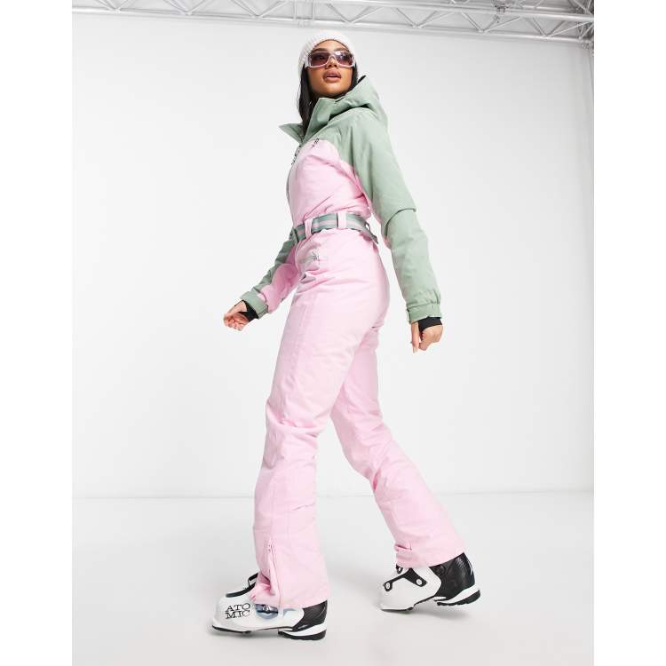 Tuta da sci rosa on sale