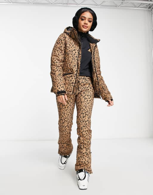 Protest leopard hotsell print ski jacket