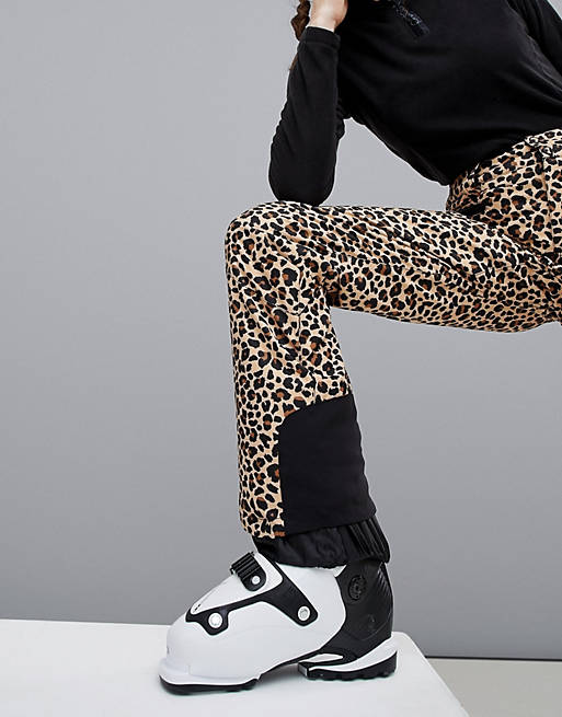 Protest Soribel ski pants in cheetah print | ASOS